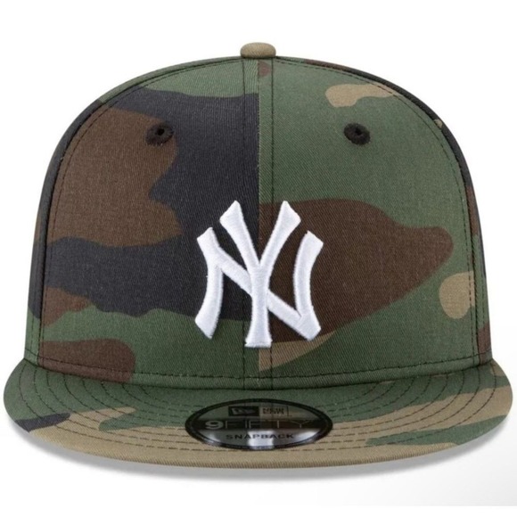 New Era New York Yankees MLB Snapback 950 Adjustable Men's Cap Hat -Green/Camo - Picture 4 of 5